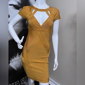 Mostard bodycon